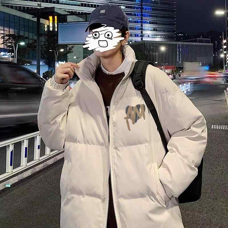 綿ジャケット メンズ 厚手 ポリエステル 中綿 ジャンパー ブルゾン 防寒 グレー 杏色 ピンク系 黒 青 秋冬