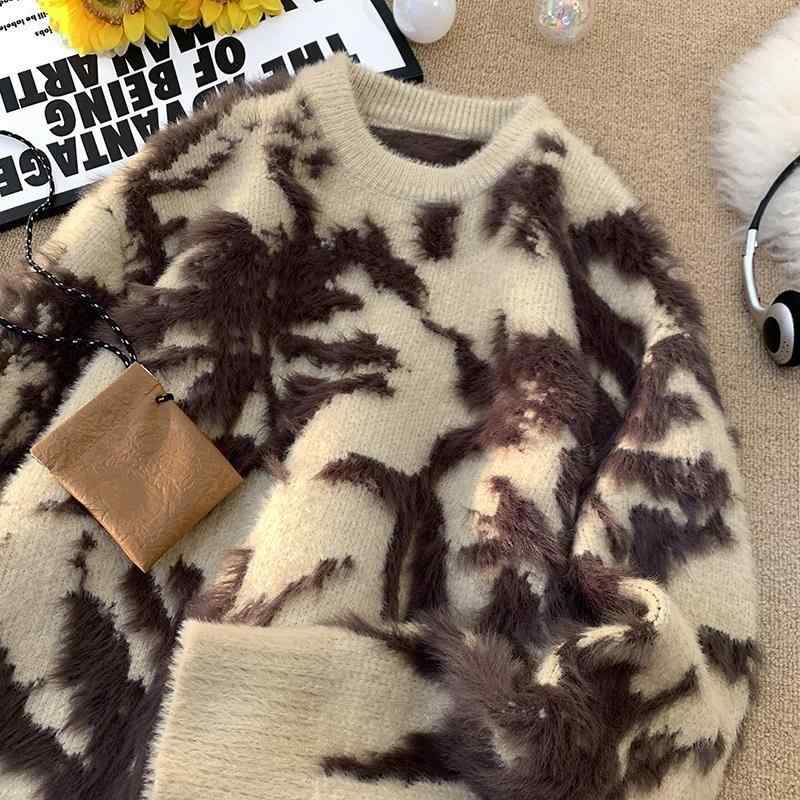 Wear - ニット メンズ ニットトップス 秋冬 柔らかい 暖かい 長袖 プルオーバー ゆったり 大きめサイズ 体型カバー カジュアル 普段使い オフホワイト ブラック グレー カーキ