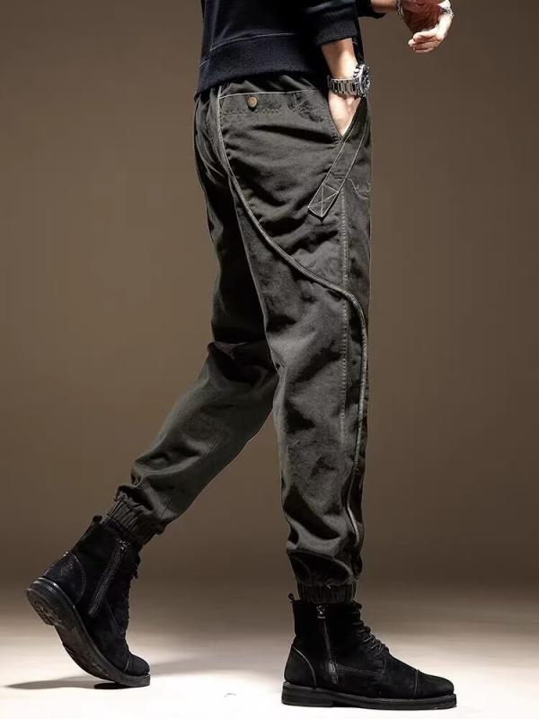 カーゴパンツ メンズ 男性用 ミリタリー 軍パン ワークパンツ 秋冬 暖かい 裏起毛 ゆったり 大きいサイ..