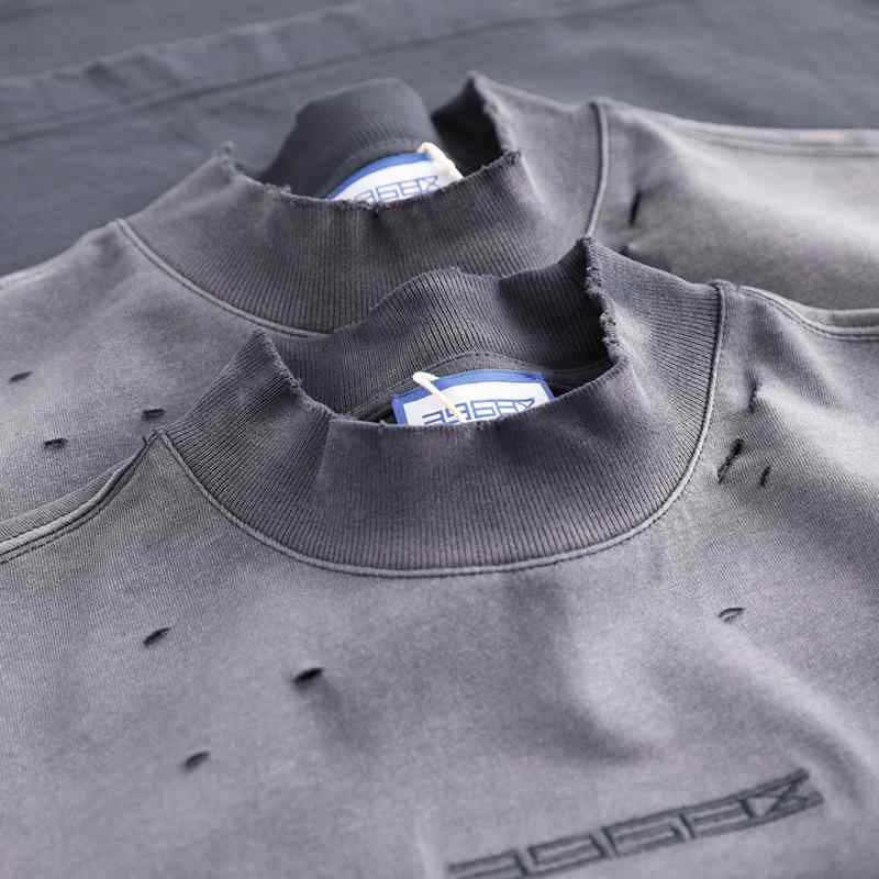 Tシャツ メンズ 男性用 半袖 トップス ヘビーウェイト コットン 切り替え 刺繍 ラウンドネック ゆったり 厚手 春秋 カジュアル ブラック グレー系・カテゴリ: Tシャツ・スタイル: アメリカンレトロ・素材: 綿・柄: 文字・フィット: ルーズ・対象年齢: 若者・ネックライン: ラウンドネック・袖丈: 半袖・・適用季節: 春.夏.秋.冬・誤差範囲: 1-3cm・生地: 梳毛綿・適用シーン: カジュアル・ディテール: かんぬき留め補強・カラー: ブラック.ダークグレー・サイズ: S.M.L.XL.2XL.3XL・袖のタイプ: ドロップショルダー・重さ: 約300g・素材機能: 通気性・対象: メンズ