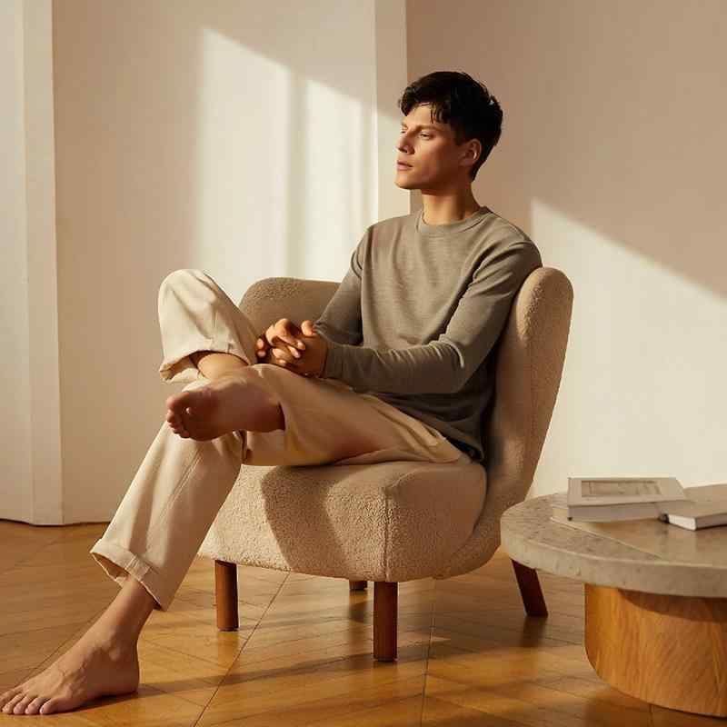 ニット メンズ ウールブレンド セーター 長袖 クルーネック プルオーバー 秋冬 カジュアルスタイル 普段使い トップス 韓国 ニットソー 白 黒 グレー コーヒー