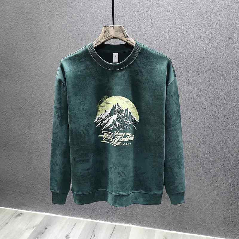スウェット メンズ トレーナー 秋物 長袖 Tシャツ コットン ゆったり ラウンドネック 墨グリーン ブルー 日常着・スタイル: 日式復古・対象: 若者・カテゴリ: 衛衣/絨衫・袖丈: 長袖・ネックライン: ラウンドネック・柄: 無地・素材: 綿・素材混率: 81%-90%・・フィット: ゆったり・色: 墨グリーン.ロイヤルブルー・サイズ: M, L, XL, 2XL, 3XL, 4XL・重量: 約 約350-400g・対象: メンズ