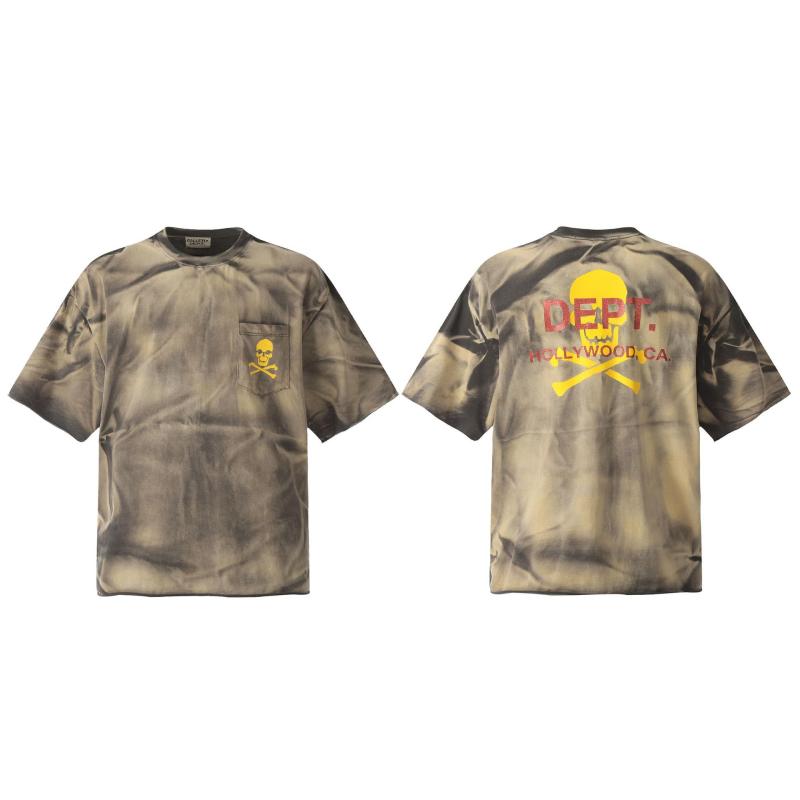 Rakuten - Tシャツ メンズ 扎染 水洗 半袖 トップス クラシックロゴ コットン ルーズ カジュアル ストリート