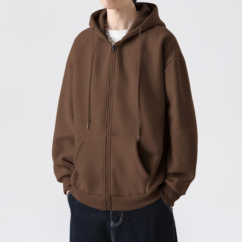 パーカー メンズ ポリエステル スウェット 春秋 ストリート カジュアル 無地 長袖 フード付き 黒 白 杢グレー 紺 杏色 コーヒー 墨緑 蛍光緑 ローズレッド ダークグレー