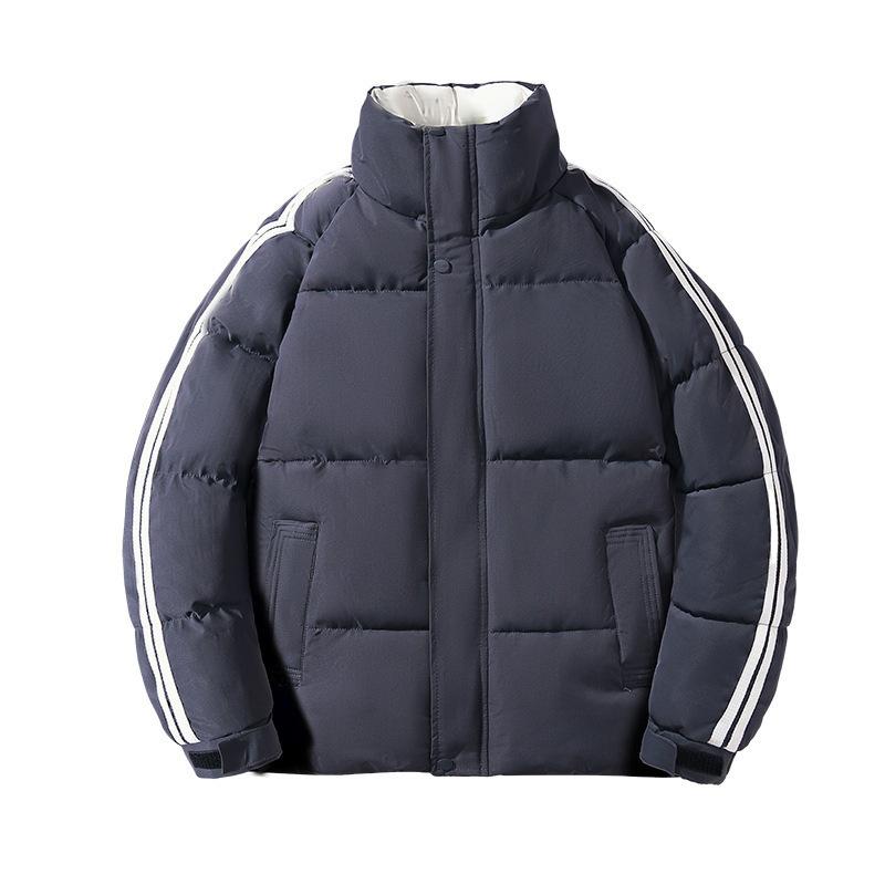 Rain Wear - 綿ジャケット メンズ 冬用 中綿ジャンパー 厚手 ポリエステル 無地 立襟 ライトアウター トップス 防寒 暖かい カジュアル スポーティー 普段使い アウトドア