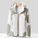 マウンテンパーカー 男女兼用 春秋 薄手 防風 防水 アウター 登山 アウトドア ウェア ポリエステル 速乾