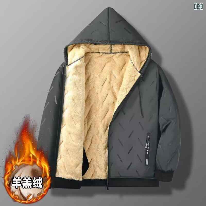 綿ジャケット メンズ 防寒着 裏起毛 撥水 防風 ポリエステル 中綿ジャケット ブル...