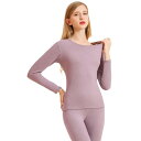 インナー レディース メンズ 防寒インナー 上下セット 秋冬用 あったかインナー 丸首 長袖 トップス ズボン下 レギンス アクリル 無地 黒 ピンク系 厚手