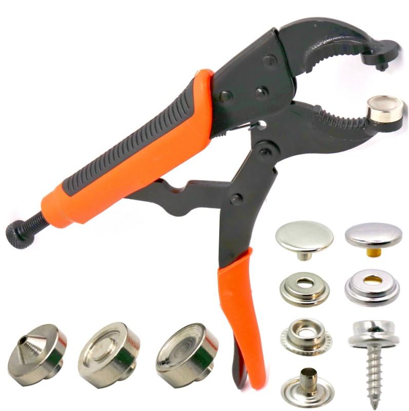 工具 接着剤 小型手動式圧着機 多色 四つ割ボタン 打ち工具 パーツ 綿衣 窗帘 カーテン 船舶 羽毛布団 ..