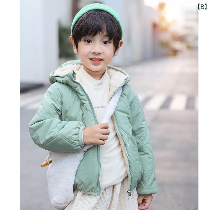 子供用綿コート 秋冬 ベビー服 中綿ジャケット 男の子 女の子 軽量 暖か ショート丈 アウター ピンク系 グリーン系 3