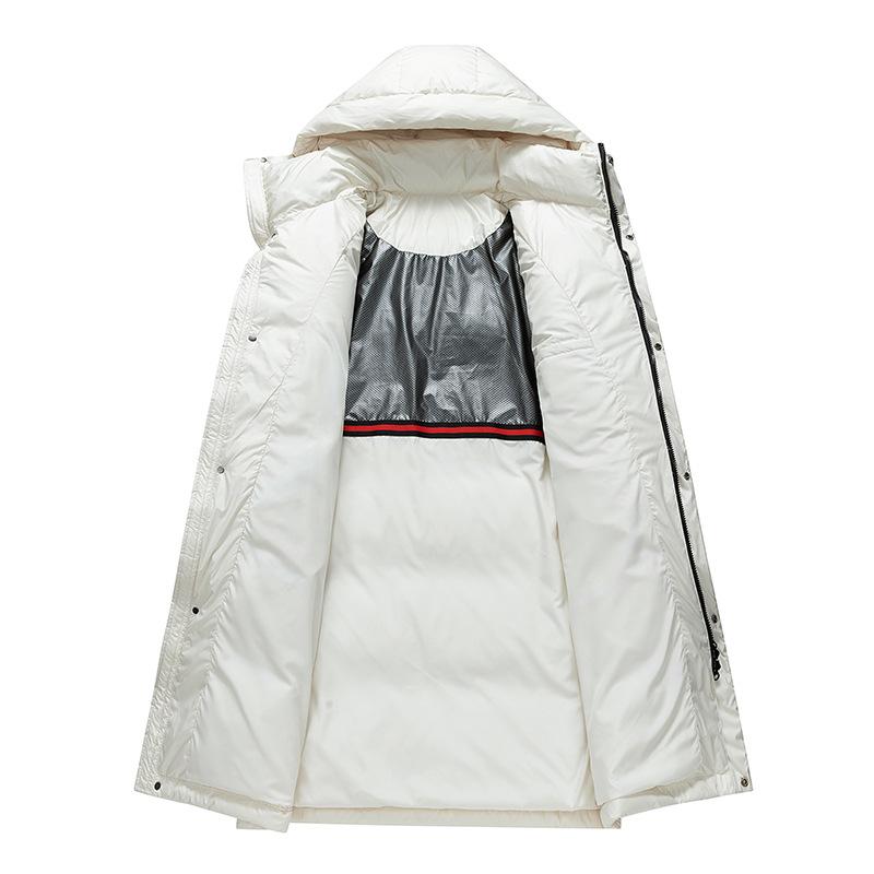 Rain Wear - 羽绒服 メンズ 男性用 中綿 登山 スキー アウトドアウェア 防寒着 立襟 白ダウンジャケット 秋冬 無地