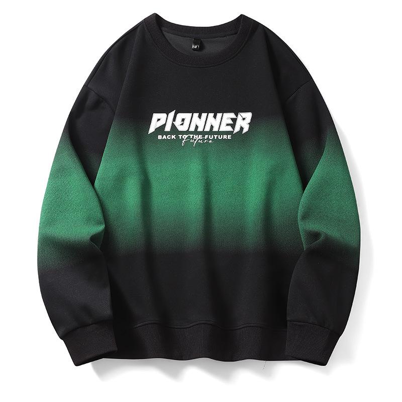 パーカー メンズ 男性用 Tシャツ 長袖 大きいサイズ ゆったり コットン混紡 春 カジュアル トップス 紫 杏色 緑