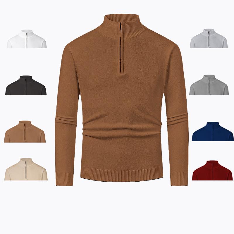 ニット メンズ ハーフジップ セーター 長袖 プルオーバー 秋冬 無地 トップス カットソー M L XL 2XL 3XL ホワイト ライトグレー ダークグレー ブラック ワインレッド カーキ ブルー ネイビー キャメル ポリエステル・カテゴリ: ニット・スタイル: プルオーバー・フィットタイプ: ルーズ・ネックライン: ハーフジップ・袖丈: 長袖・・ディテール: ジッパー装飾・対象年齢: 青少年.成人・対象: メンズ・素材: ポリエステル・シーン: 日常・シーズン: 春秋・カラー: ホワイト, ライトグレー, ダークグレー, ブラック, ワインレッド, カーキ, ブルー, ダークブルー, キャラメル・サイズ: M, L, XL, 2XL, 3XL・加工: 水洗い