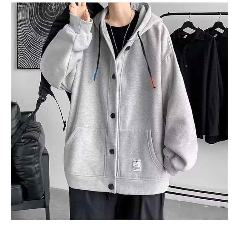 スウェット メンズ 男性用 パーカー 春秋冬 裏起毛 韓国 ゆったり おしゃれ カジュアル グレー