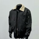 ジャケット 男性用 ランチコート 裏ボア コーデュロイ ブラック M L XL 2XL 秋冬