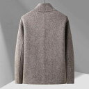 コート メンズ 男性用 ウール ジャケット 大きいサイズ 立襟 無地 ショート丈 秋冬 冬服 カジュアル スタイル