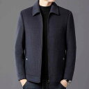 ジャケット メンズ 男性用 ウール アウター 冬服 防寒 あったか 暖かい ショート丈 テーラード ビジネス カジュアル ブラック 黒 グレー ブラウン 茶色