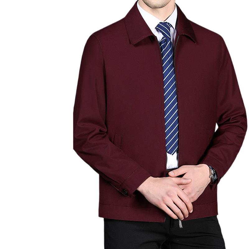 ジャケット 男性用 ウール 混紡 アウター ミドルエイジ シニア ビジネス カジュアル 紳士 服 多ポケッ..