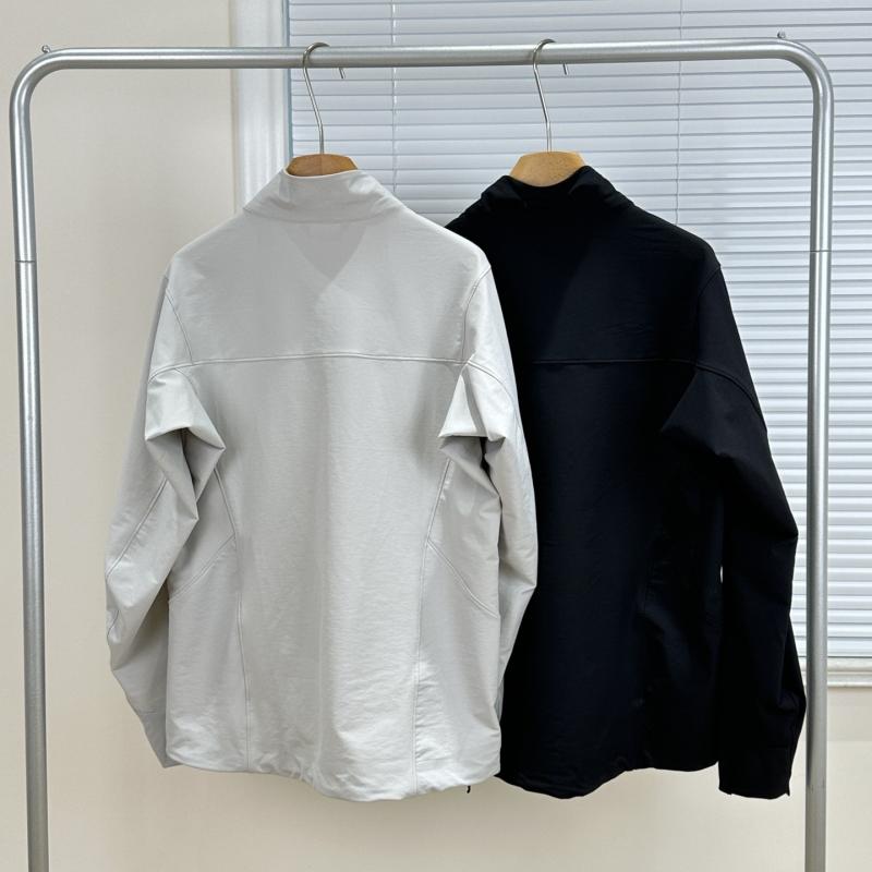 ジャケット 男性用 春秋 刺繡 防風 保温 スポーツ カジュアル スタンドカラー アウター ウェア 宽松 長袖 ポリエステル ブラック グレー
