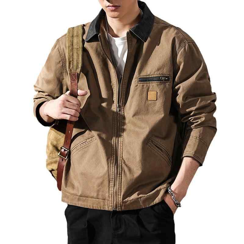 ジャケット メンズ ミリタリー ワークジャケット ブルゾン ジャンパー アウター 秋物 カーキ系