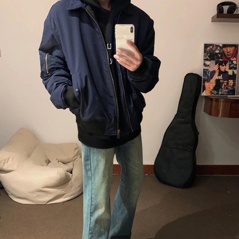 ジャケット メンズ 男性用 フライトジャケット アメリカン レトロ 古着感 VINTAGE ブルゾン ジャンパー..