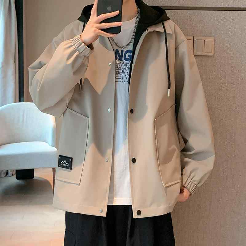 ジャケット メンズ 男性用 ブルゾン ジャンパー 襟付き ライトアウター ポリエステル 普段使い カジュ..