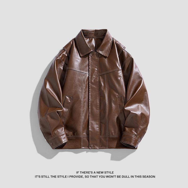 ジャケット メンズ PUレザー ライダース 男性用 レザージャケット ブルゾン スタンドカラー 普段使い ..