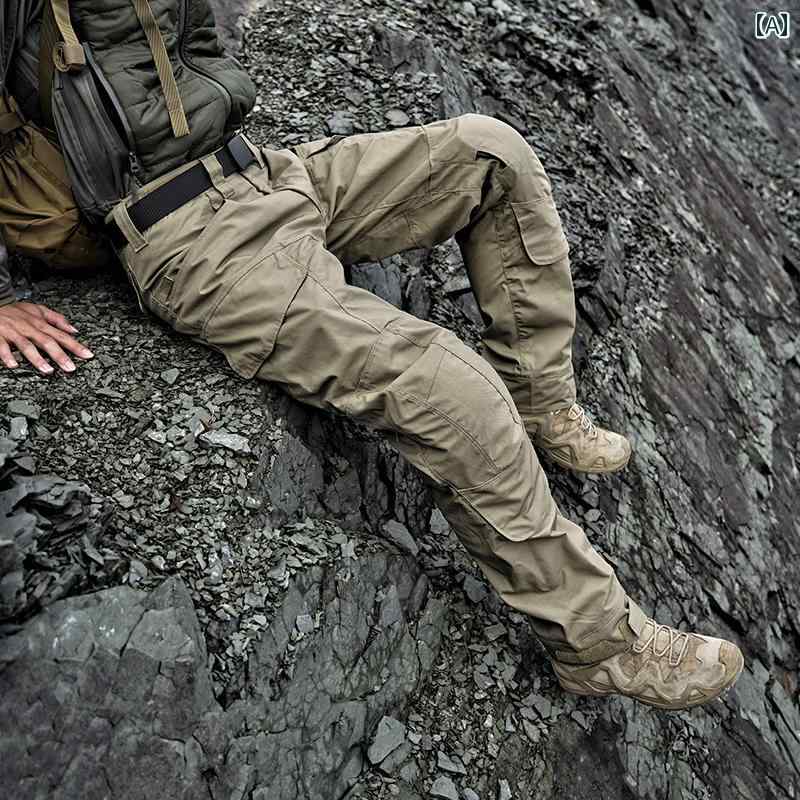 アウトドア アサルト第 二世代 タクティカル パンツ メンズ 秋 耐摩耗性 ストレート オーバーオール 防..