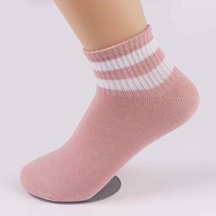 Wear - 靴下 キッズ 子供 ソックス 女の子 男の子 幼児 カラー 色 中筒丈 リブ 編み カジュアル 綿 混紡 普段使い 通園 通学 四季(x3)