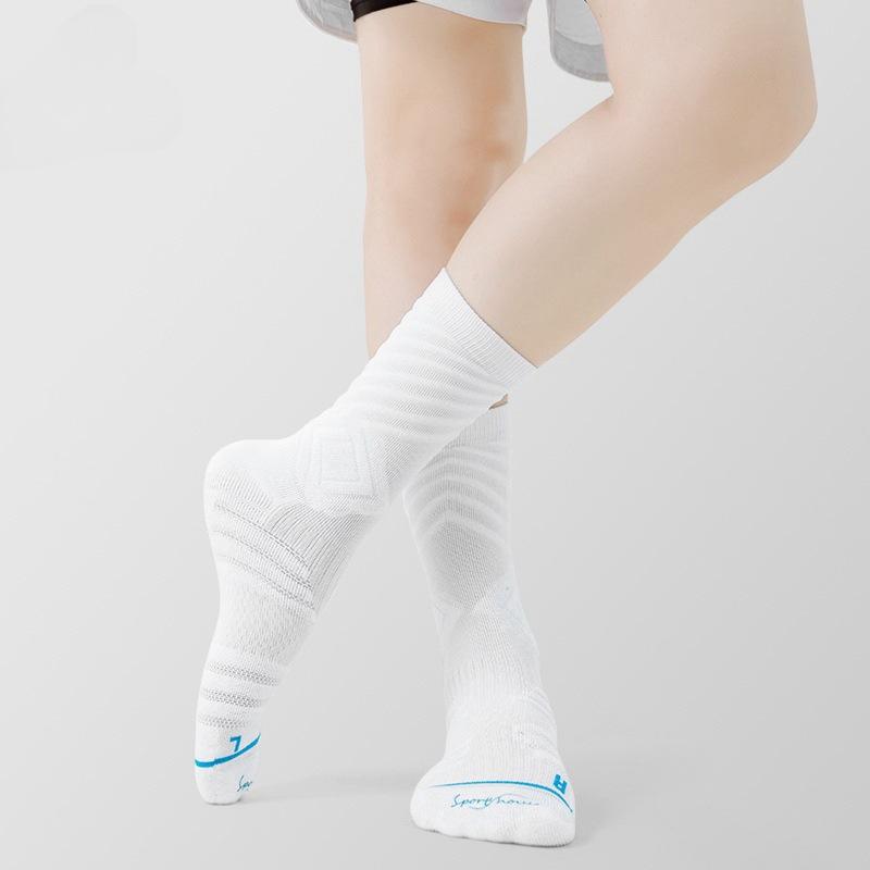 Wear - 靴下 メンズ 登山用靴下 防臭 吸汗 運動用靴下 スポーツソックス トレッキングソックス ナイロン 春秋 ホワイト カーキ ブラック