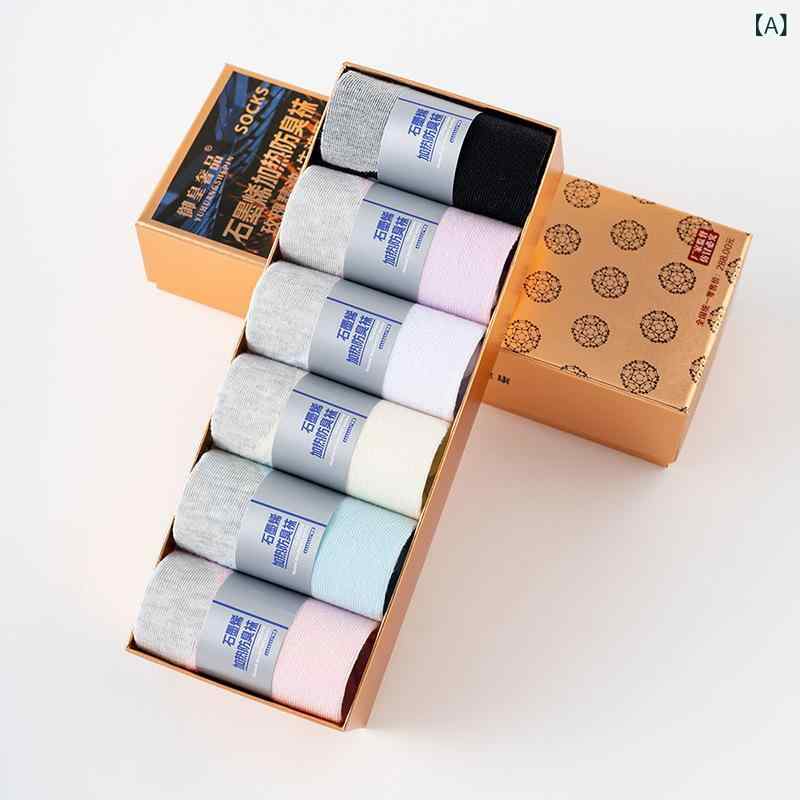 靴下 メンズ レディース ソックス 秋冬用 新疆綿 防臭 暖かい 中筒 リブ カジュアル(x2)