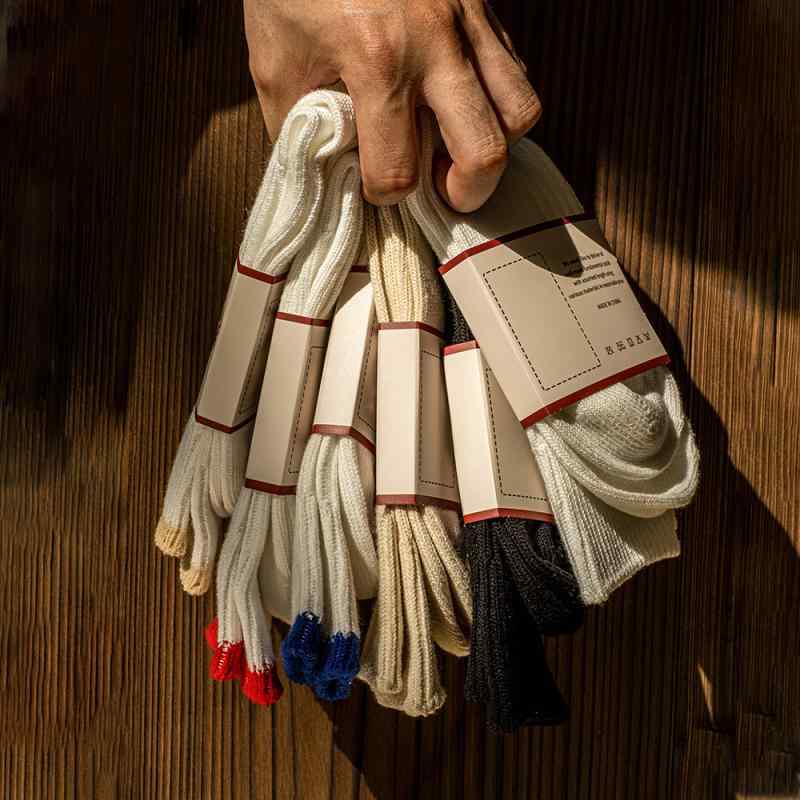 靴下 メンズ レディース 高筒ソックス コットン混紡 リブ編み 無地 ミドル丈 カジュアル 防臭 滑り止め ベージュ ホワイト ブラック レッド ブルー カーキ