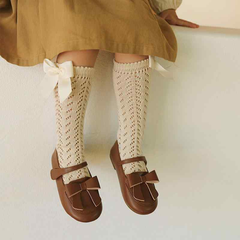 靴下 キッズ 女の子 子供 レース 蝶結び コットン メッシュ 春夏 秋 薄手 1歳 2歳 3歳 4歳 5歳