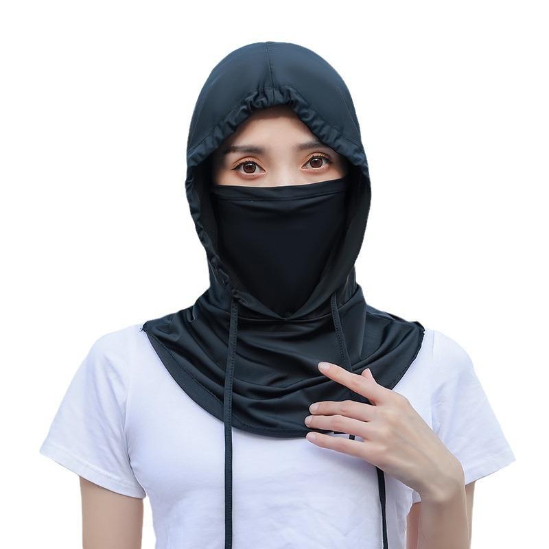 フェイスカバー レディース メンズ UVカット ネックガード 帽子 接触冷感 紫外線対...
