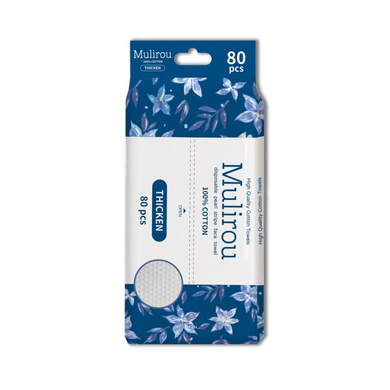 洗顔タオル レディース メンズ ベビー キッズ 厚手 綿 コットン 使い捨て 80枚 携帯 敏感肌 旅行 美容院