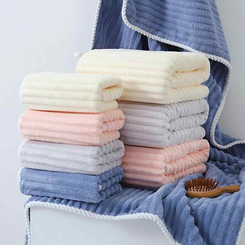 タオル レディース メンズ 3点セット 珊瑚フリース 速乾 吸水 洗顔タオル ヘアドライキャップ バスタオ..