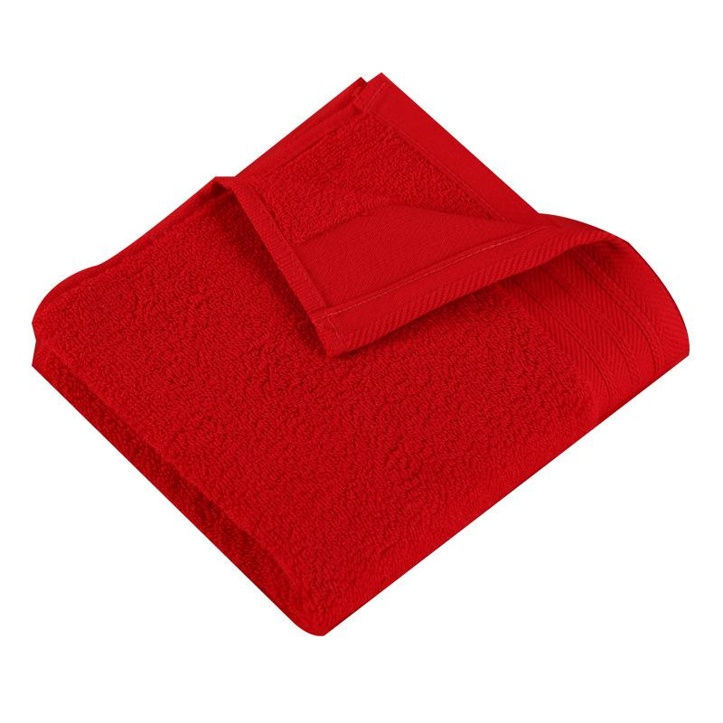 タオル 結婚祝い ペア 厚手 綿 レッド 赤 洗顔タオル バスタオル 72 34cm(x2)