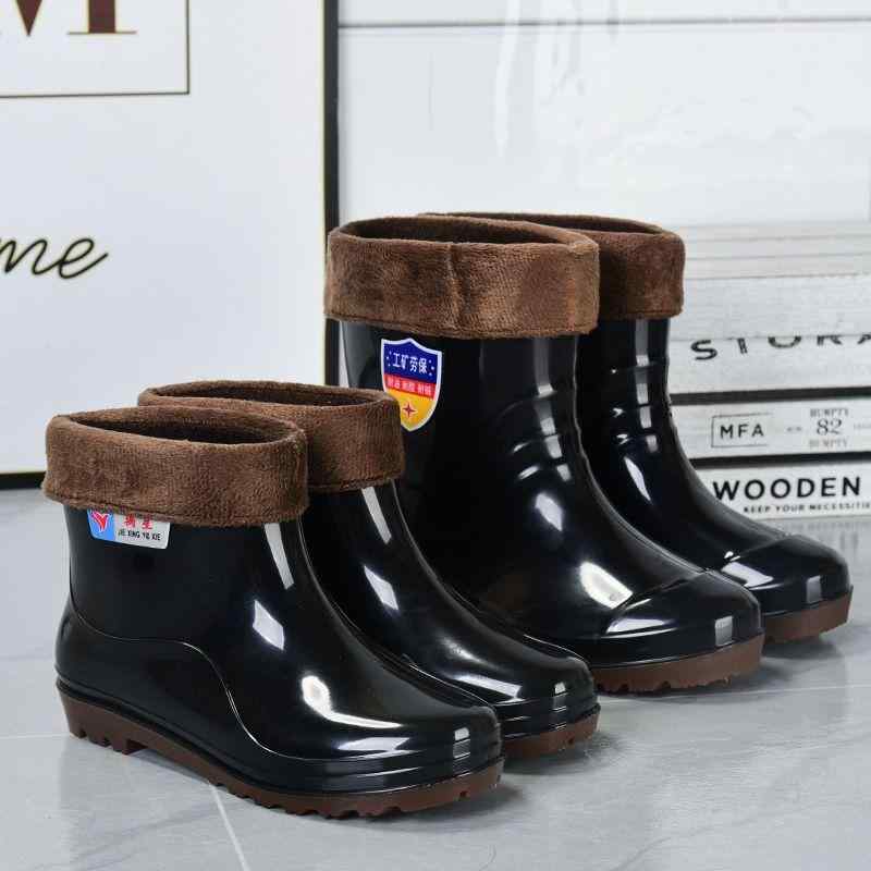 レインシューズ メンズ ローカット 防水 滑り止め 耐摩耗 ワークブーツ 軽作業 洗車 園芸 畜産 漁業 酪農 厨房(x25)