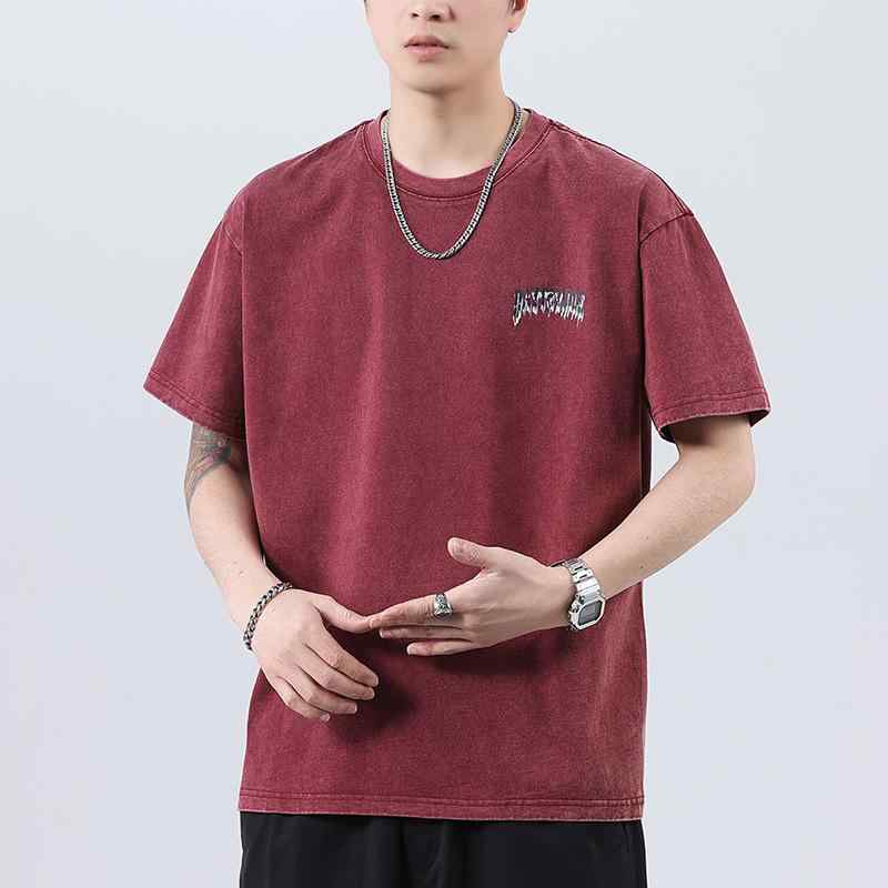 Tシャツ メンズ 男性用 トップス カットソー 半袖 コットン プリント 美式 カジュアル レトロ 薄手 レッド ブラック グレー・主な素材: 綿・柄: 文字.プリント・タイプ: プルオーバー・ネックライン: クルーネック・袖丈: 半袖・厚さ: 薄手・カラー: アンカラレッド.レトロブラック.セメントグレー・サイズ: M.L.XL.2XL.3XL・カテゴリ: Tシャツ・対象: メンズ・スタイル: アメリカンレトロ