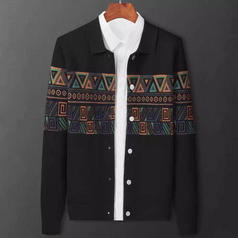 カーディガン メンズ ニットカーディガン 厚手 提花 襟付き ポリエステル トップス 秋冬 防寒 暖かい あったか ゆったり リラックス カジュアル スタイル 黒 ブラック ベージュ・カテゴリ: ニットカーディガン・スタイル: カジュアル・タイプ: 前開き・シルエット: スリム・襟の形: 襟付き・袖丈: 長袖・厚さ: 厚手・対象: ティーン・素材: 化学繊維混紡・主な素材: ポリエステル67%・シーン: カジュアル・対象シーズン: 冬・対象者: 成人.男性・色: ブラック.ベージュ・サイズ: M.L.XL.XXL.XXXL・加工: ジャカード