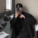 毛の コートの 男性の ショート コート 2025 春 新型は 青少年の カジュアル 襟の ラシャの ジャケット 厚く