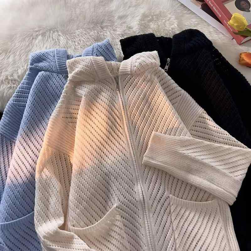 ニット メンズ カーディガン 春秋 韓国 鹿の毛 混紡 ゆるふわ フード付き 無地 ジップアップ トップス タッチ ゆったり 厚手 長袖 カットソー 羽織り カジュアル きれいめ カッコいい M L XL 2XL 3XL