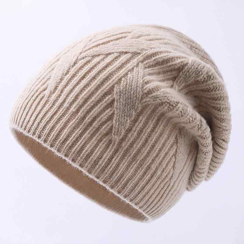 ニット帽 メンズ 秋冬 アウトドア 防寒 保温 ウール 暖かい ケーブル編み 厚手 裏起毛 深め ビーニー ..