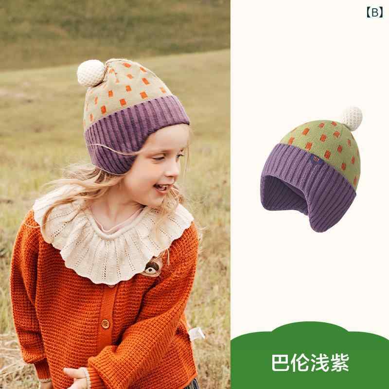 ニット帽 キッズ 子供用 秋冬 帽子 男の子 女の子 ベビー A類 抗静電 保温 防寒 ニット帽子(x3)