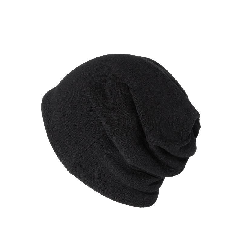 ニット帽 薄手 春秋 男女兼用 防寒 保温 ビーニー 帽子 黒 ブラック グレー ブルー 粘胶纤维 伸縮性 ストリート カジュアル(x2)
