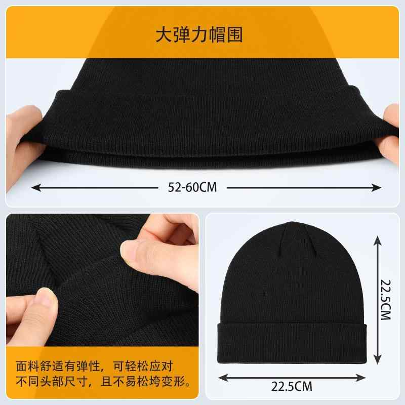 ニット帽 メンズ 大頭 2点セット 裏起毛 秋冬 手袋 スマートフォン対応 防寒 暖かい ウール アクリル ..