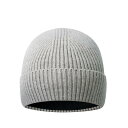 ニット帽 メンズ レディース 冬用 防寒 暖かい 毛糸帽子 無地 浅グレー 深グレー ブラック カーキ アウトドア サイクル 防風(x300)
