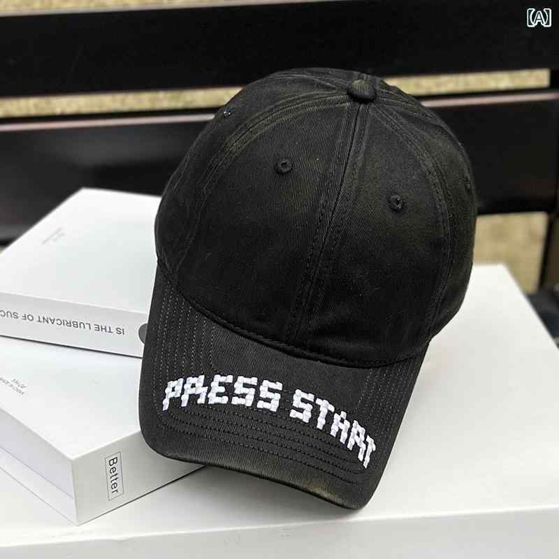 野球帽 レディース メンズ キャップ 四季 コットン ウォッシュ加工 グラデーション カラー 刺しゅう 日よけ 紫外線対策 帽子 ブラック グレー ベージュ コーヒー カーキ