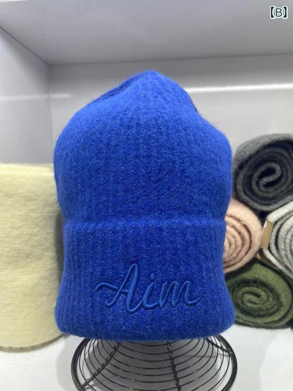 ニット帽 レディース 秋冬 小顔効果 英字 刺繍 あったか ビーニー メンズ 防寒 か...
