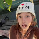 ニット帽 秋冬用 レディース メンズ ニットキャップ ビーニー 刺繡 防寒 保温 ストリート ヒップホップ スタイル 黒 白 赤 グレー カーキ(...